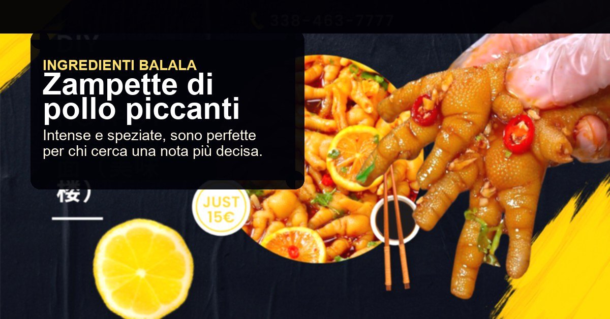 Zampette di pollo piccanti