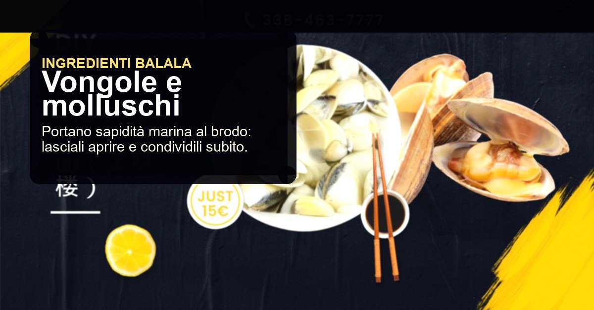 Vongole e molluschi