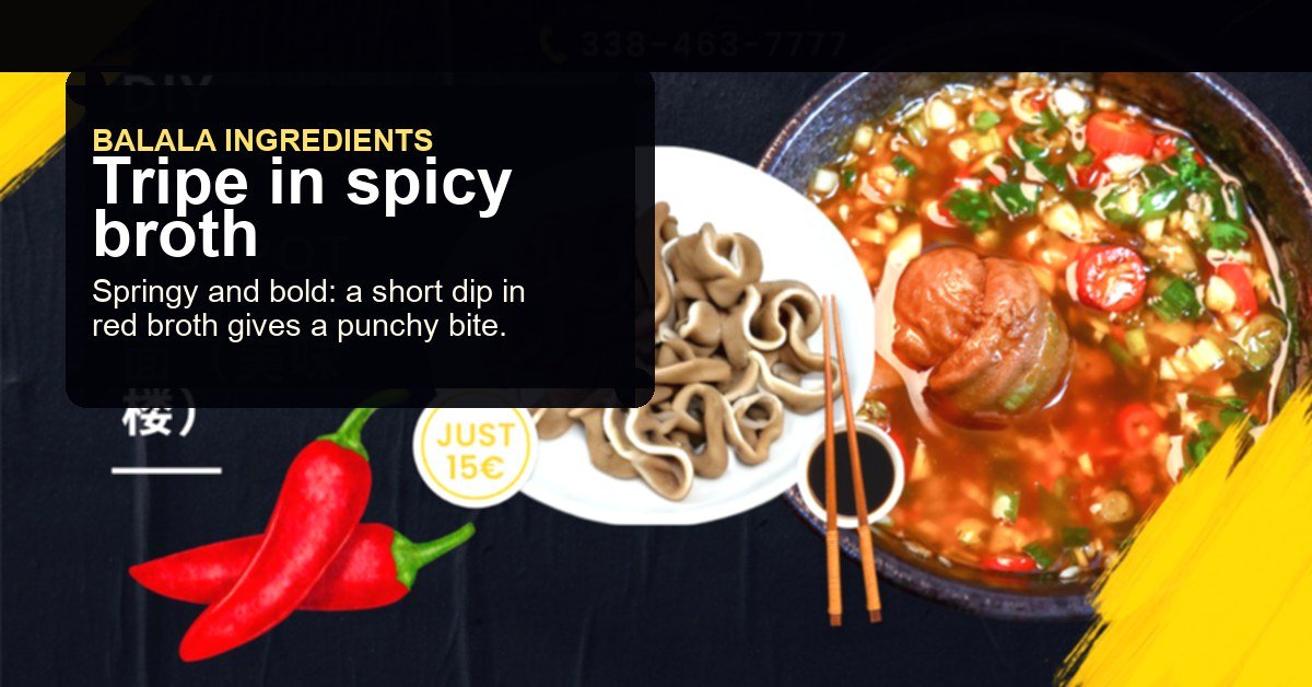 Tripe in spicy broth