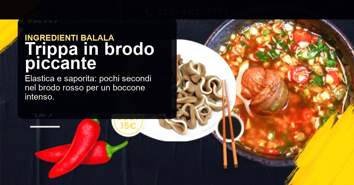 Trippa in brodo piccante