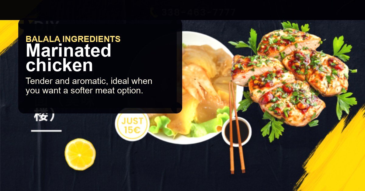 Marinated chicken
