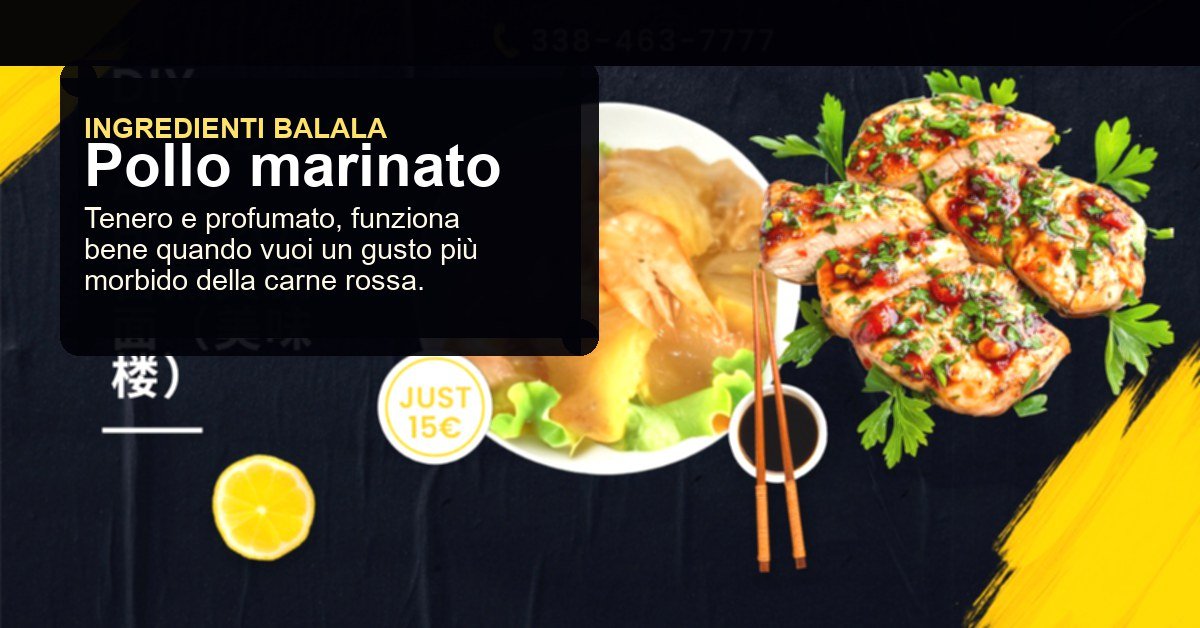 Pollo marinato