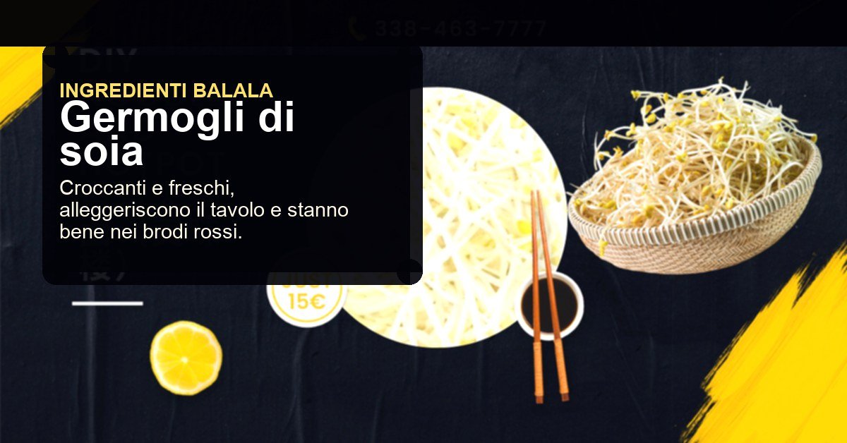 Germogli di soia